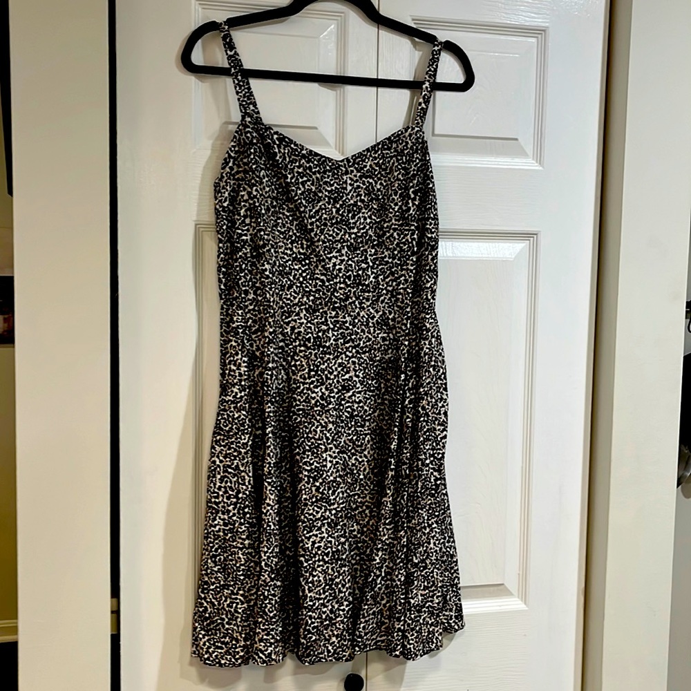 Animal print dress